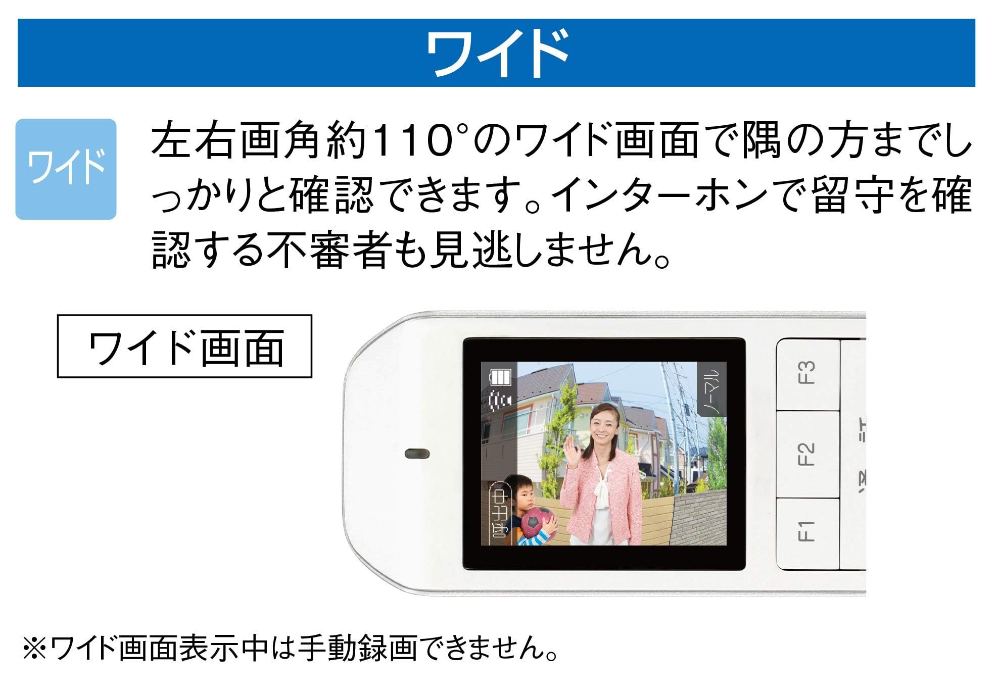 Amazon.co.jp: ドアホン インターホン ワイヤレス 子機電池式 配線工事